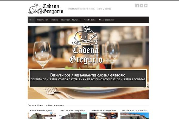 restaurantescadenagregorio.es site used Gregorio
