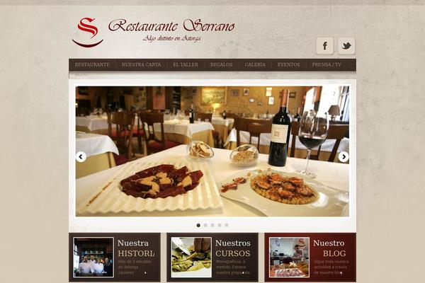 restauranteserrano.es site used Theme1497