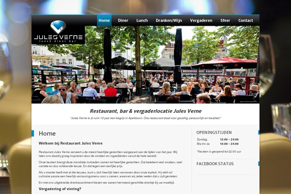 restaurantjulesverne.nl site used Julesverne