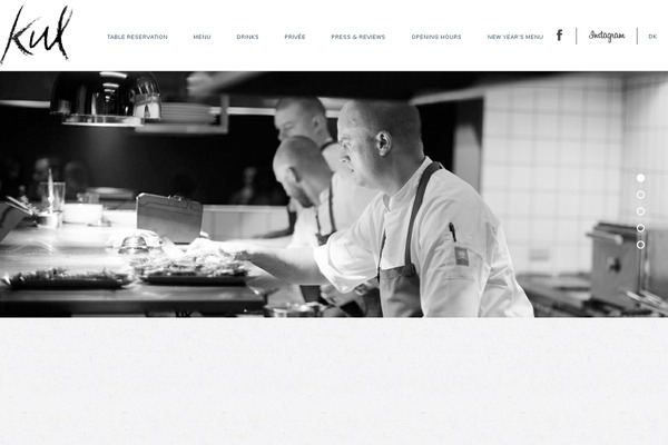 restaurantkul.dk site used Kul