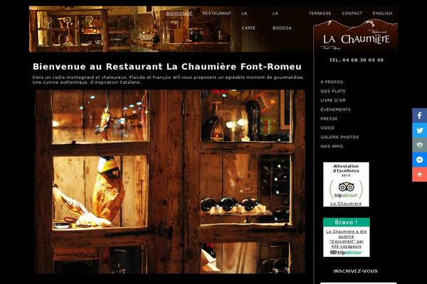restaurantlachaumiere.fr site used Chaumiere