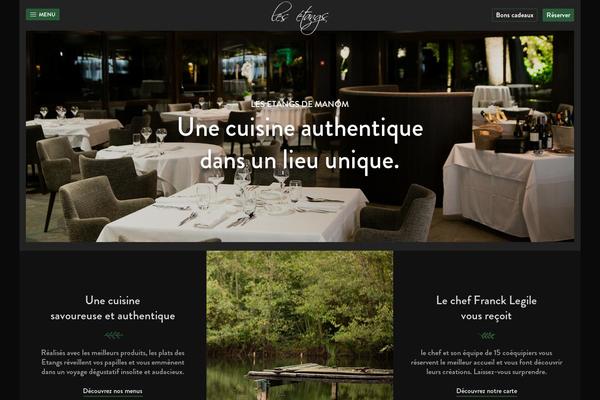 restaurantlesetangs.fr site used Les-etangs