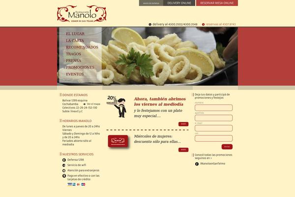 restaurantmanolo.com.ar site used Manolo