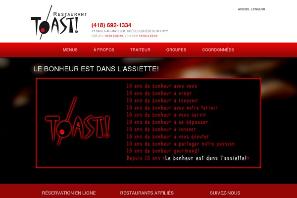 restaurantpursang.com site used Toast