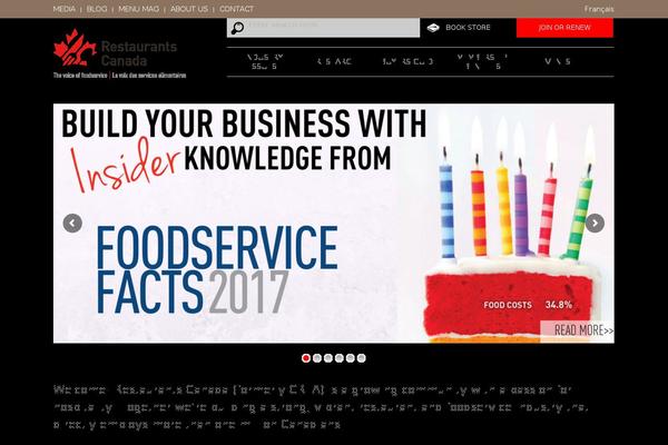 restaurantscanada theme websites examples