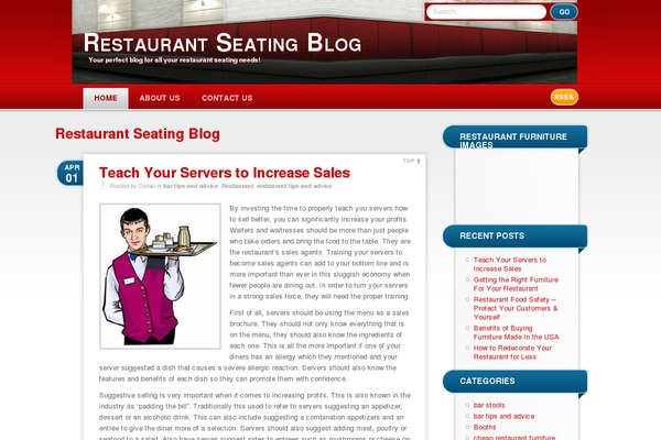 restaurantseatingblog.com site used Redbel_1.3_seo