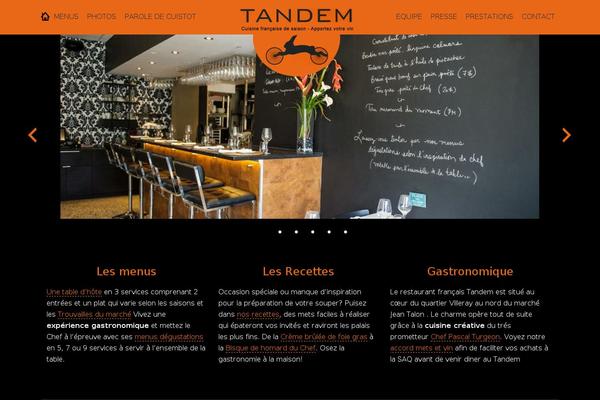 restauranttandem.com site used Tandem