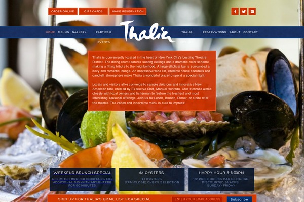 restaurantthalia.com site used Blank-theme