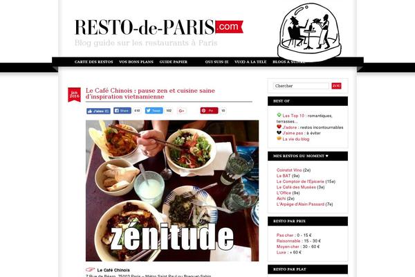 resto-de-paris.com site used KadenceWP