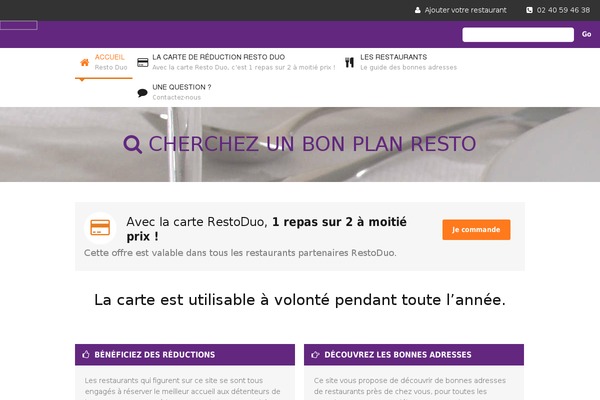 restoduo.fr site used Restoduo