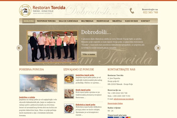 restoran-torcida.hr site used Torcida