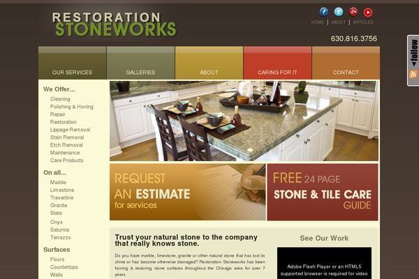 restorationstoneworks.com site used Production-pro