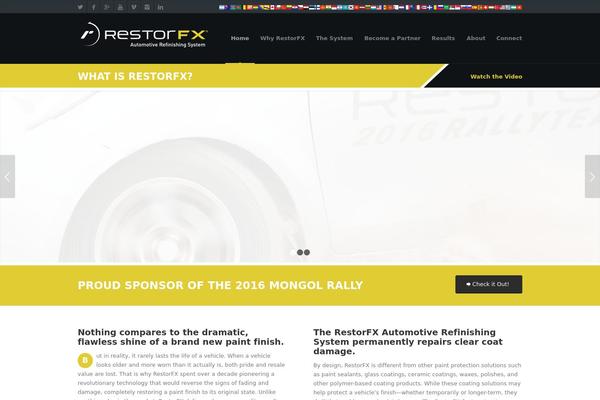 Enfold theme site design template sample