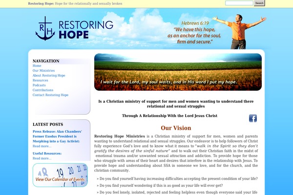 restoringhope.net site used Restoringhope
