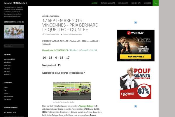 WordPress website example screenshot