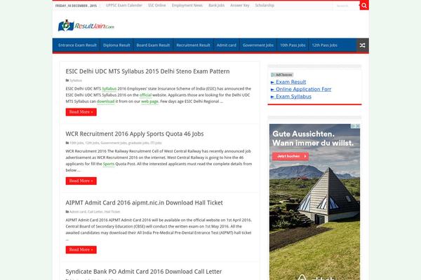 Sahifa theme site design template sample