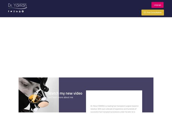 Dr-patterson theme site design template sample