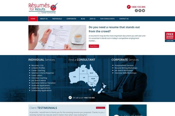 Resume theme websites examples