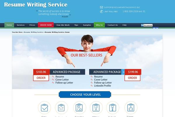resumewritingservice.biz site used Clearday