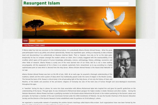 resurgentislam.com site used Islam