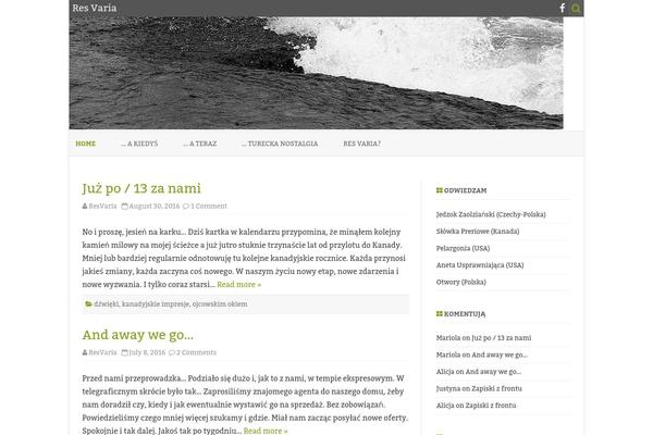 ZeroGravity theme site design template sample