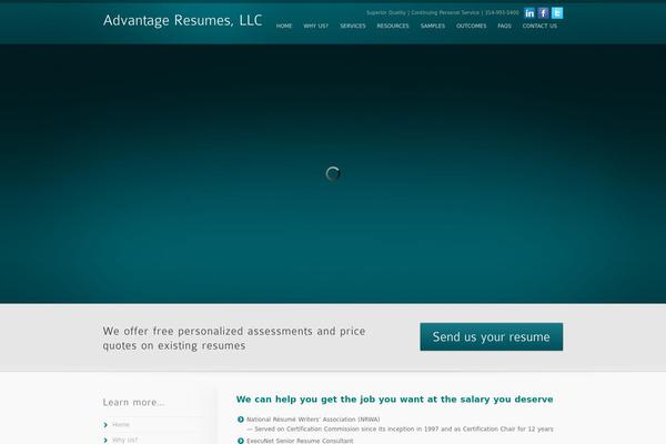 inFocus theme site design template sample