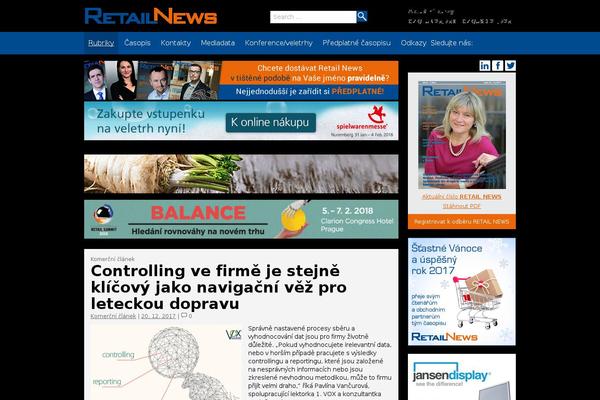 retailnews.cz site used Retailnews