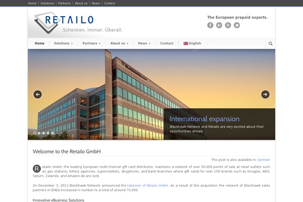 retailo.com site used Retailo