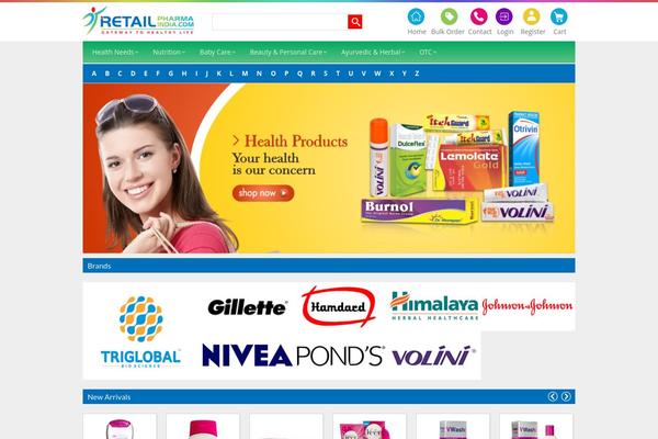 Ultimate WooCommerce Brands website example screenshot