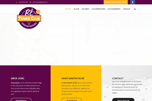 retennisclub.fr site used Node