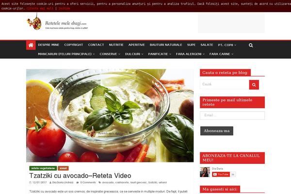 retetelemeledragi.com site used Cookery Lite