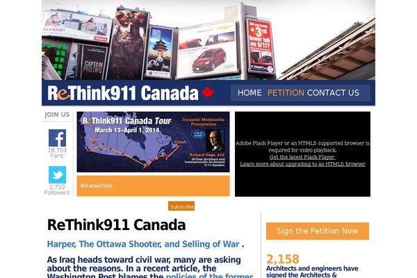 rethink911.ca site used Rethink911v3