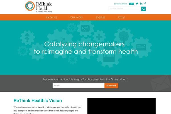 rethinkhealth.org site used Rethink-health