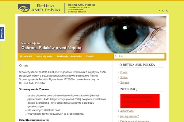 retinaamd.org.pl site used Morningmonday-child