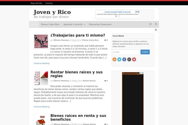 Canvas theme site design template sample