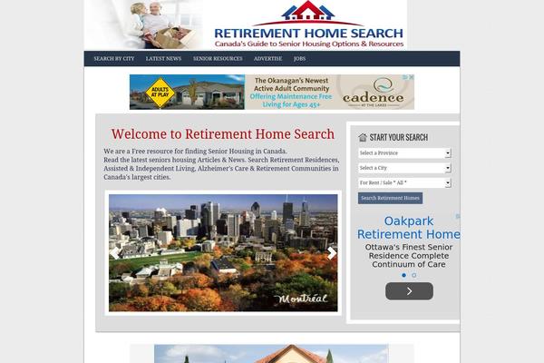 retirementhomesearch.ca site used Appthemes-vantage