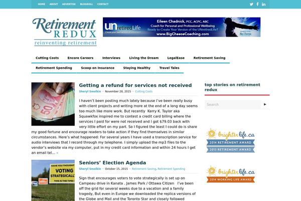 retirementredux.com site used The Gossip