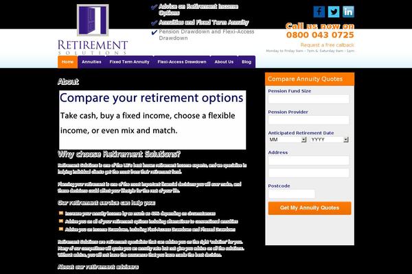 retirementsolutions.co.uk site used Rs-annuity