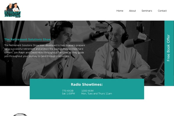 retirementsolutionsshow.com site used Radio-theme