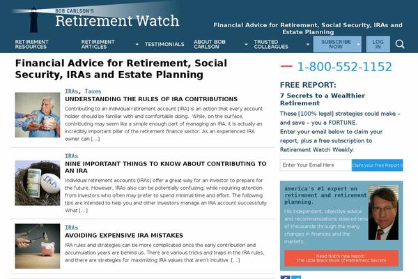 retirementwatch.com site used Updated-guru