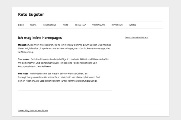 retoeugster.ch site used Eksell