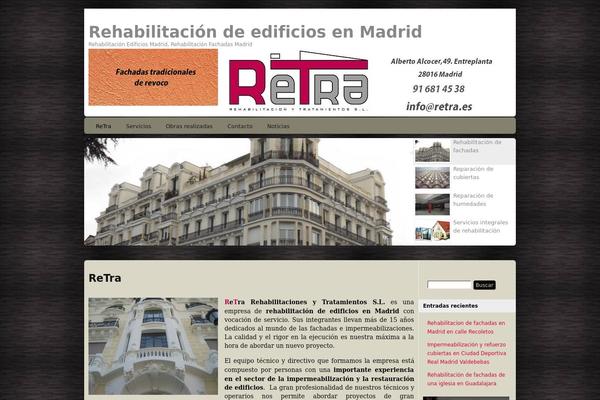 retra.es site used Custom Community Pro