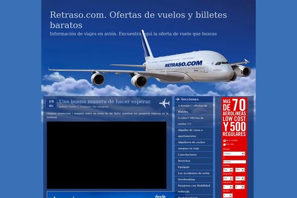 airplane theme websites examples