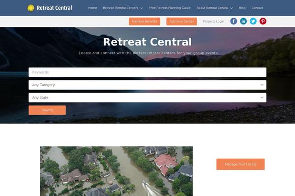 Site using Pcl-retreatcentral plugin