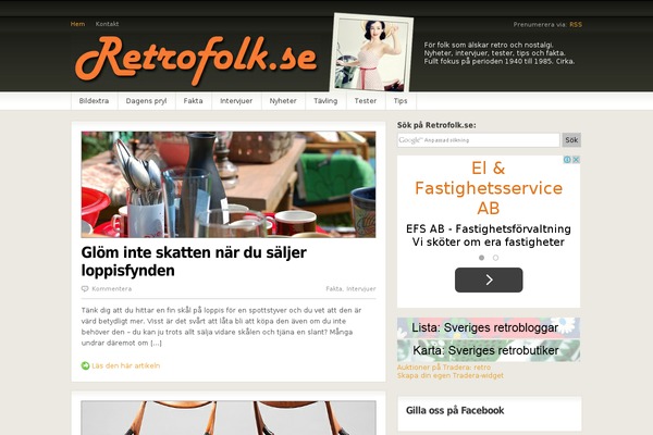 retrofolk.se site used Thrillingtheme1.0.3