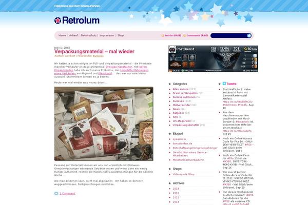 retrolum.de site used Gossipcity