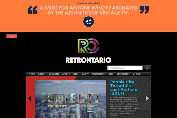 retrontario.com site used Retrontario