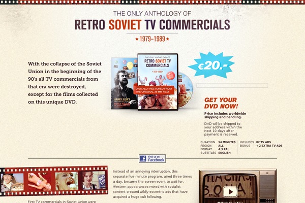 Retro theme site design template sample