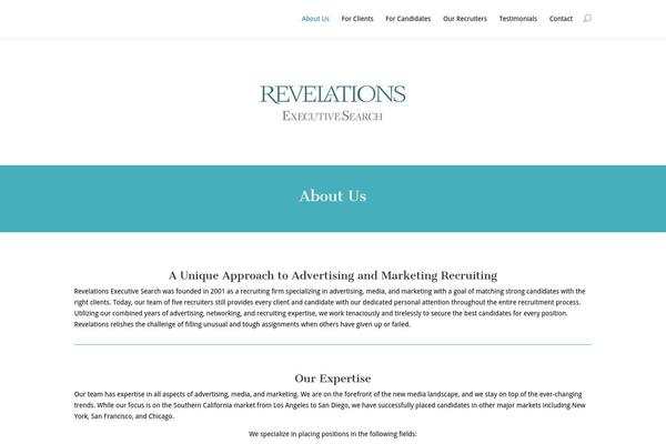 WordPress website example screenshot