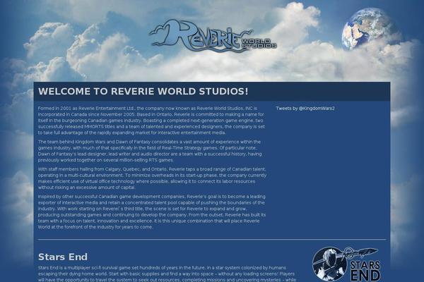 reverieworld.com site used Kw2b